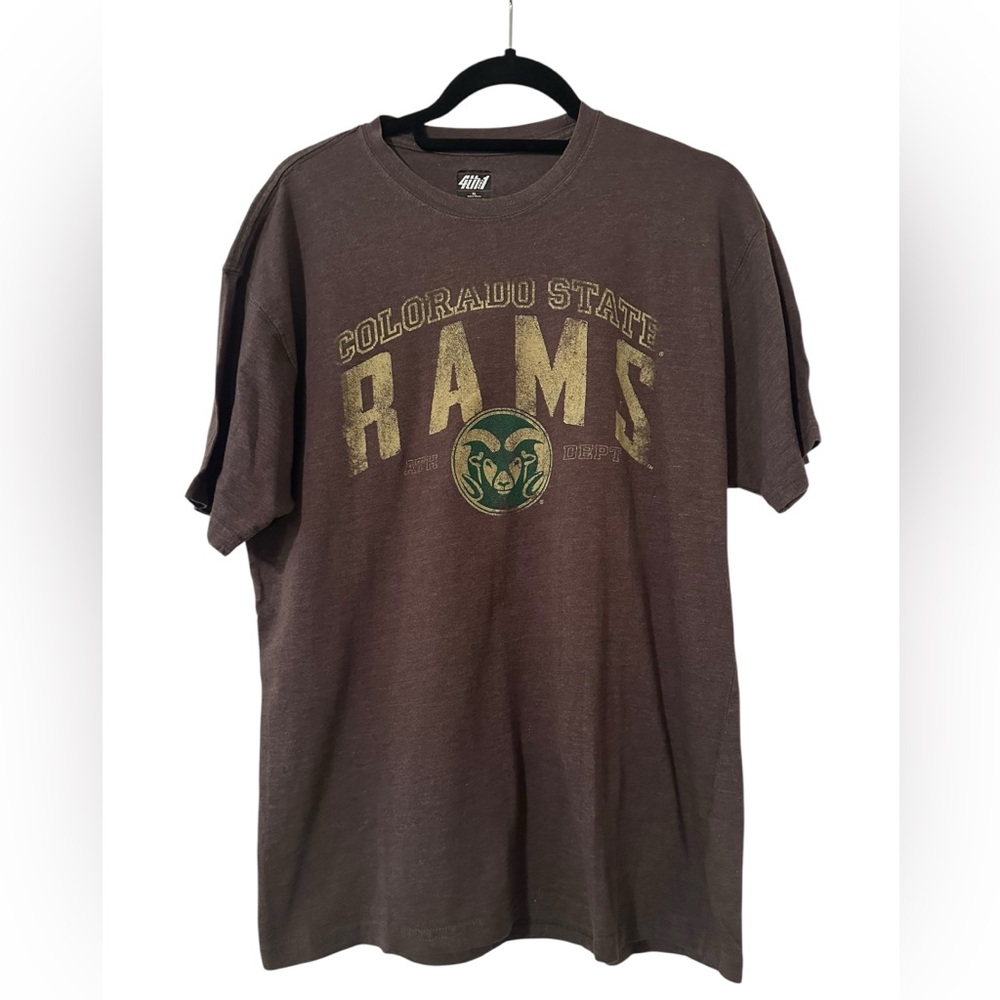 Grey Colorado State Rams Tee
